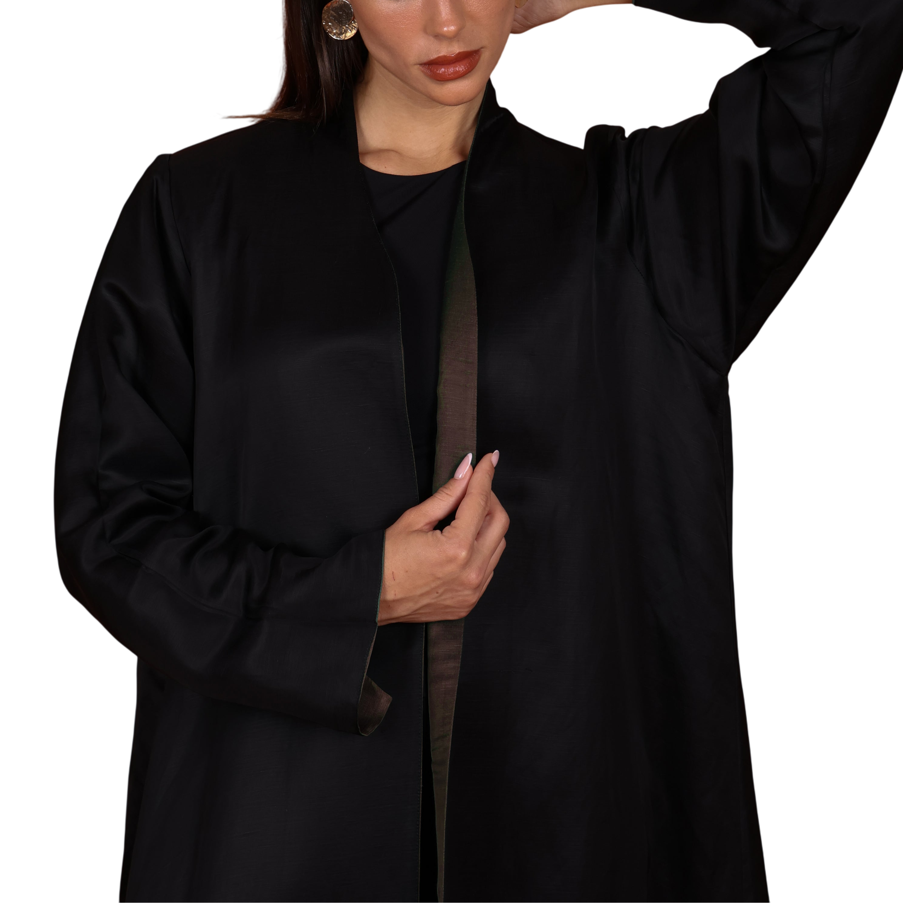Double-Face SILK - BROWN/BLACK