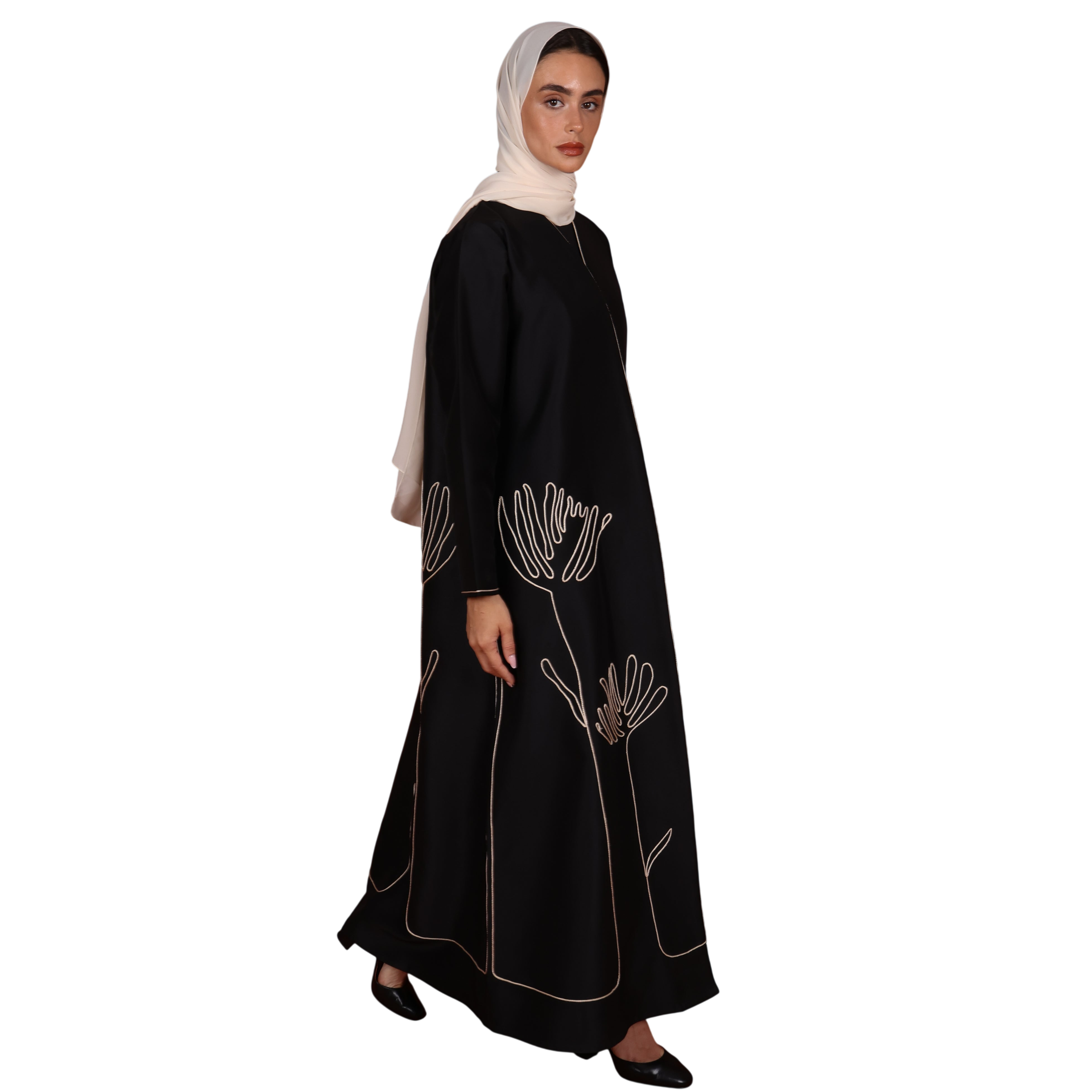 Signature Abaya- Beige