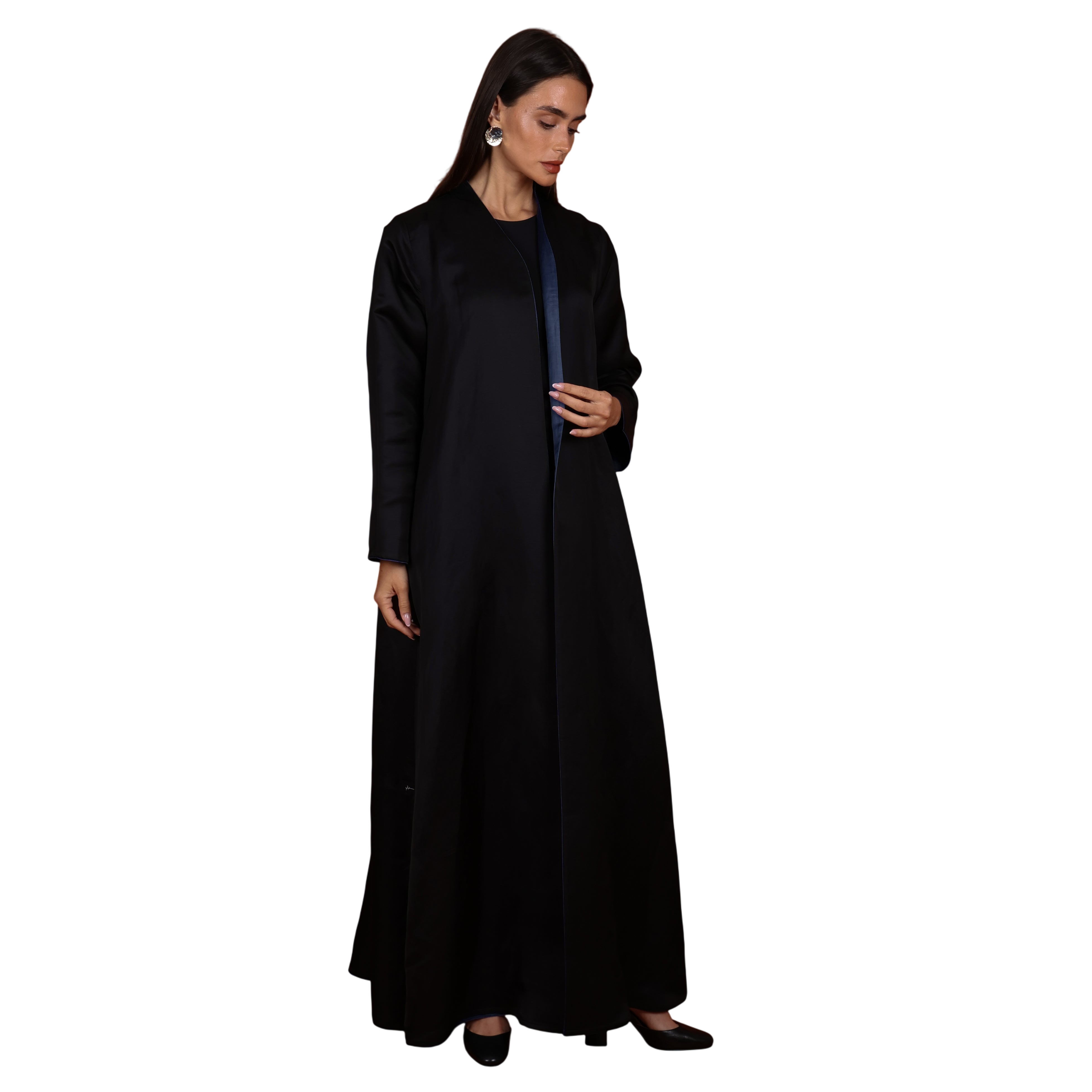 Double-Face SILK - Navy/BLACK