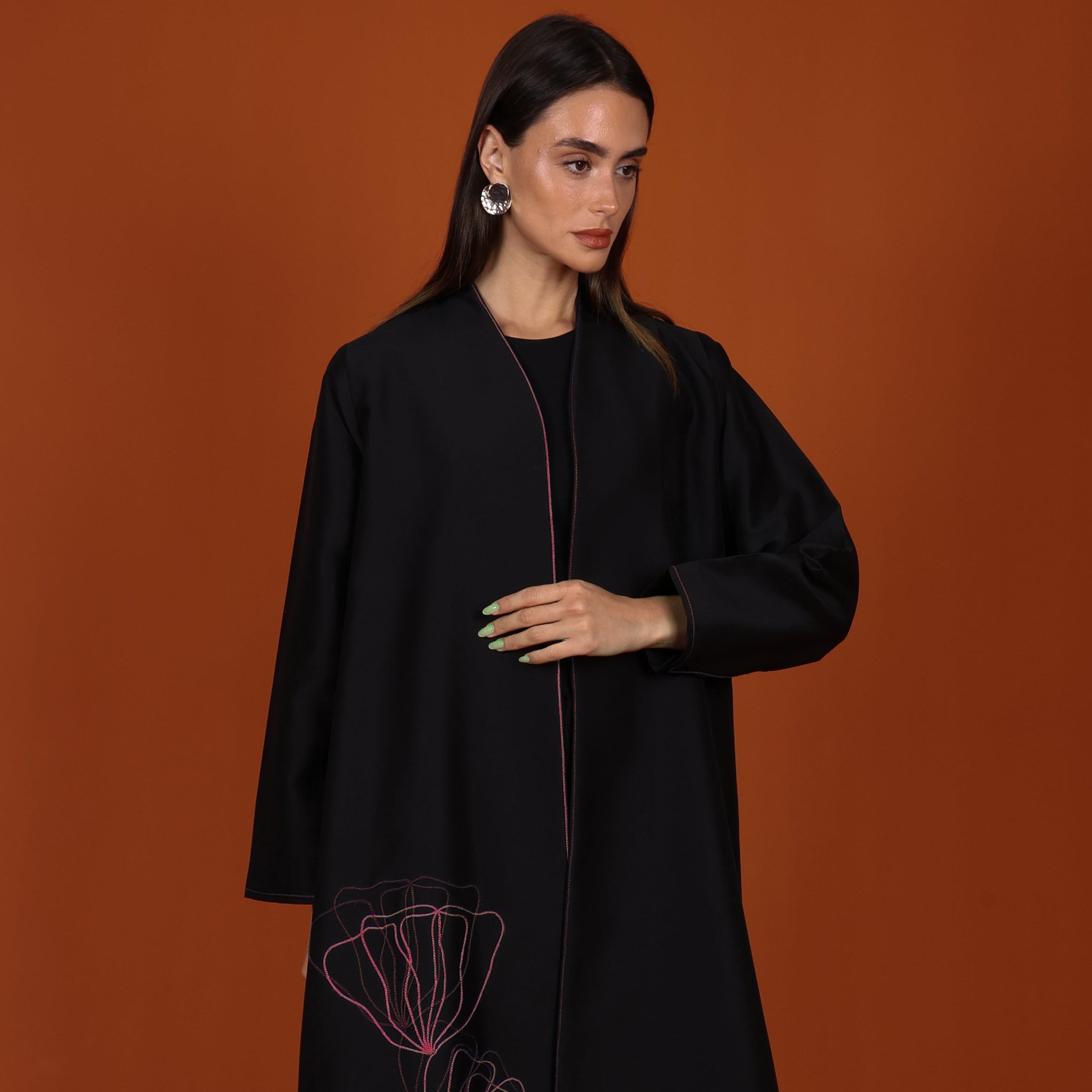 Signature Abaya- Maroon