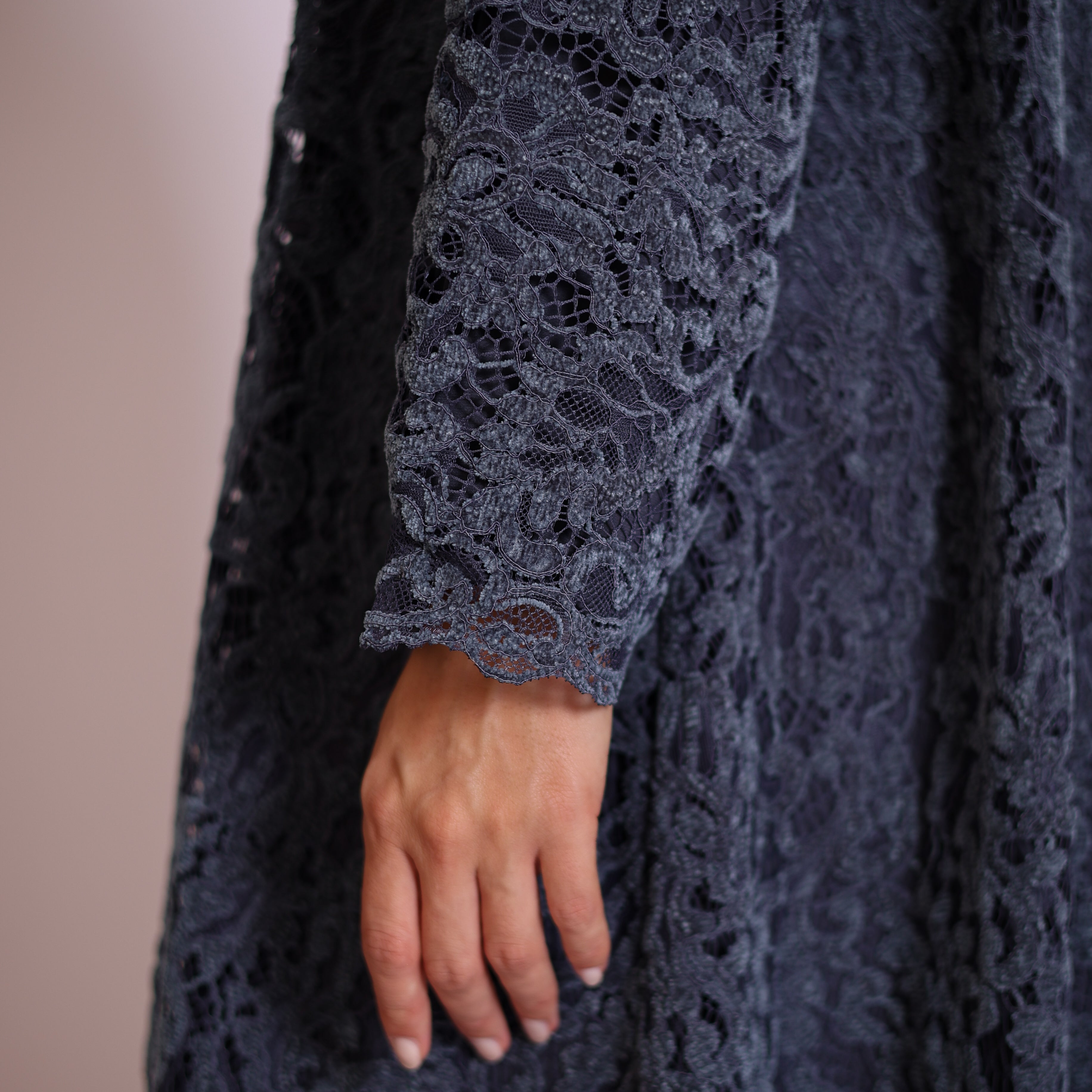 Velvet Lace - Light Blue