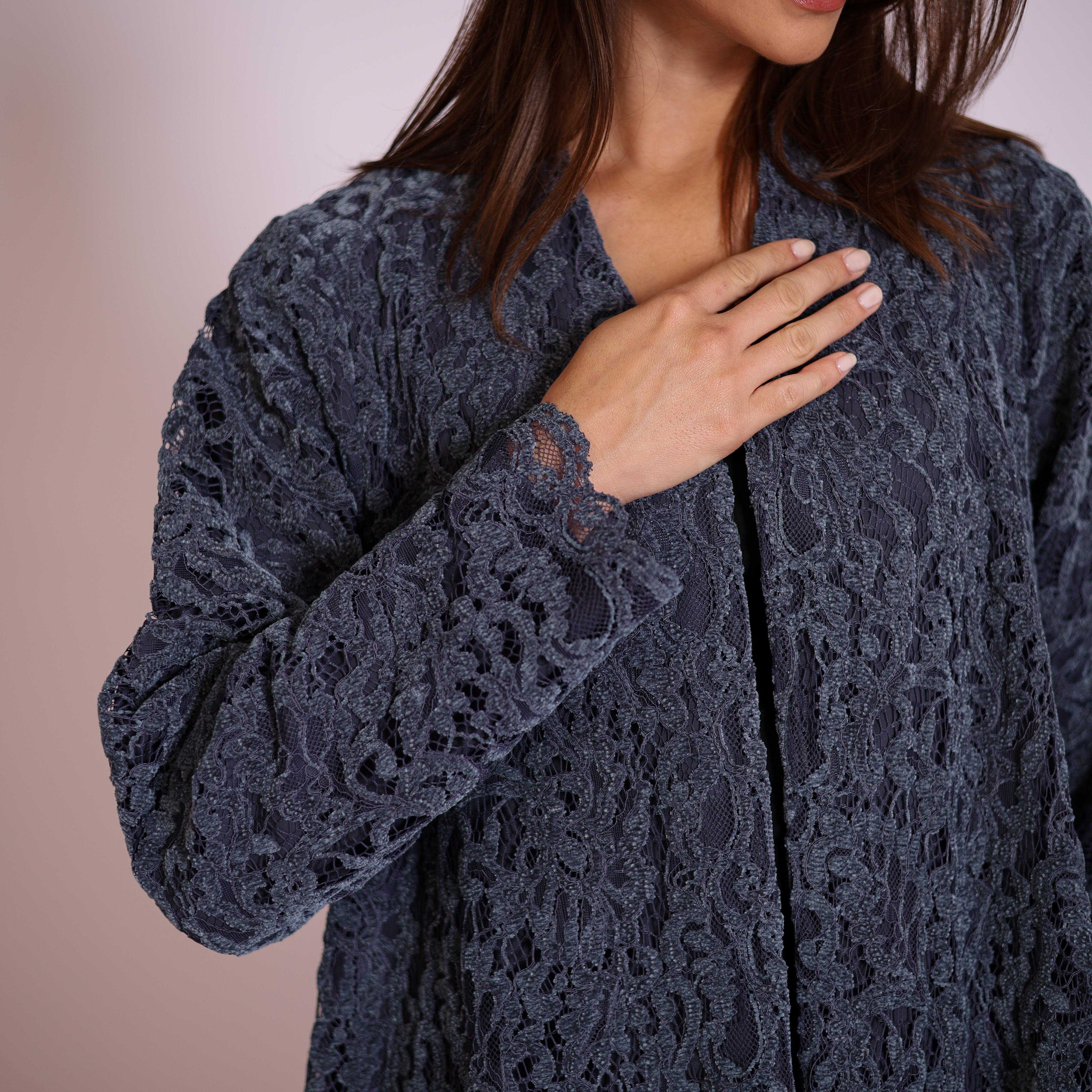 Velvet Lace - Light Blue