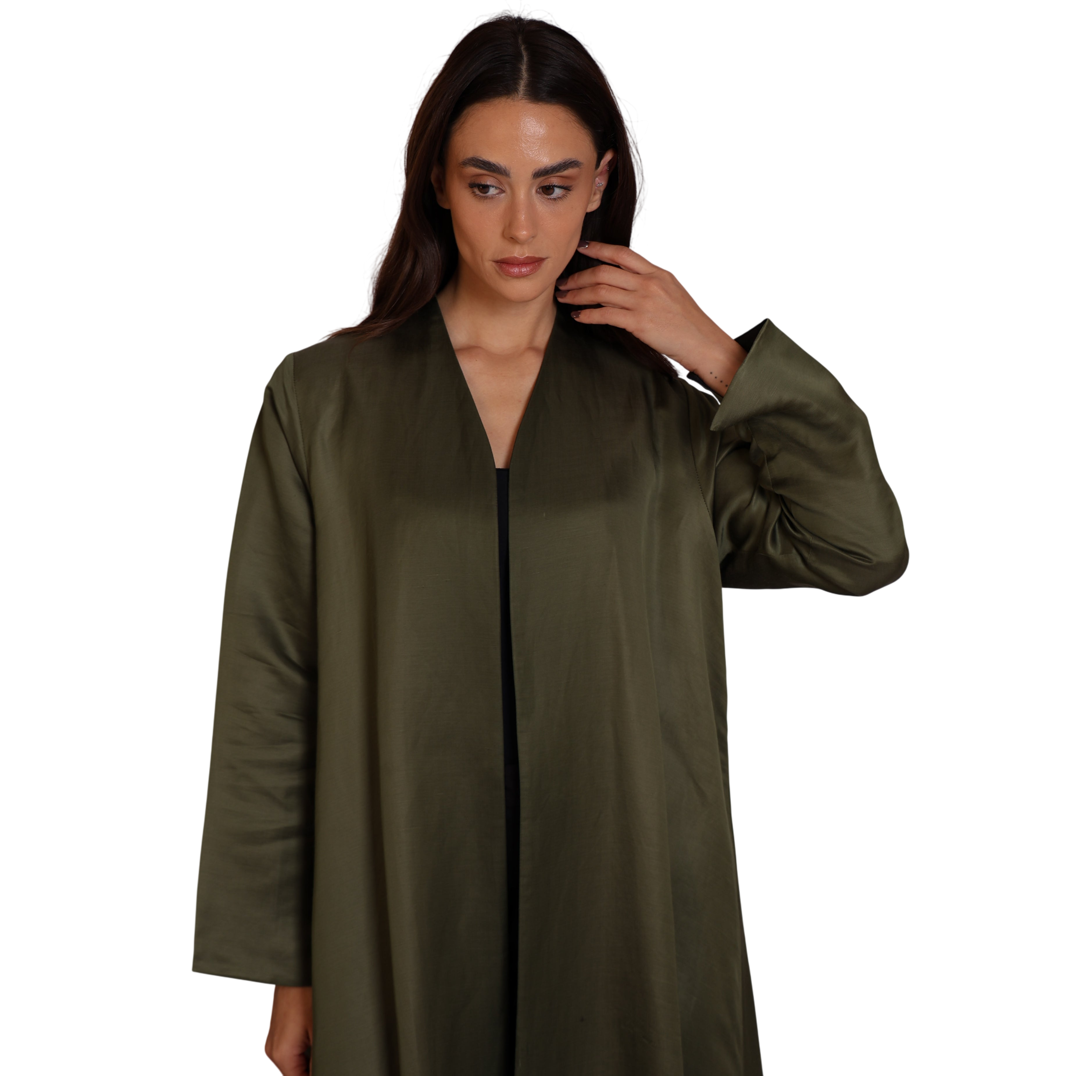 Double-Face SILK - SAGE/BLACK