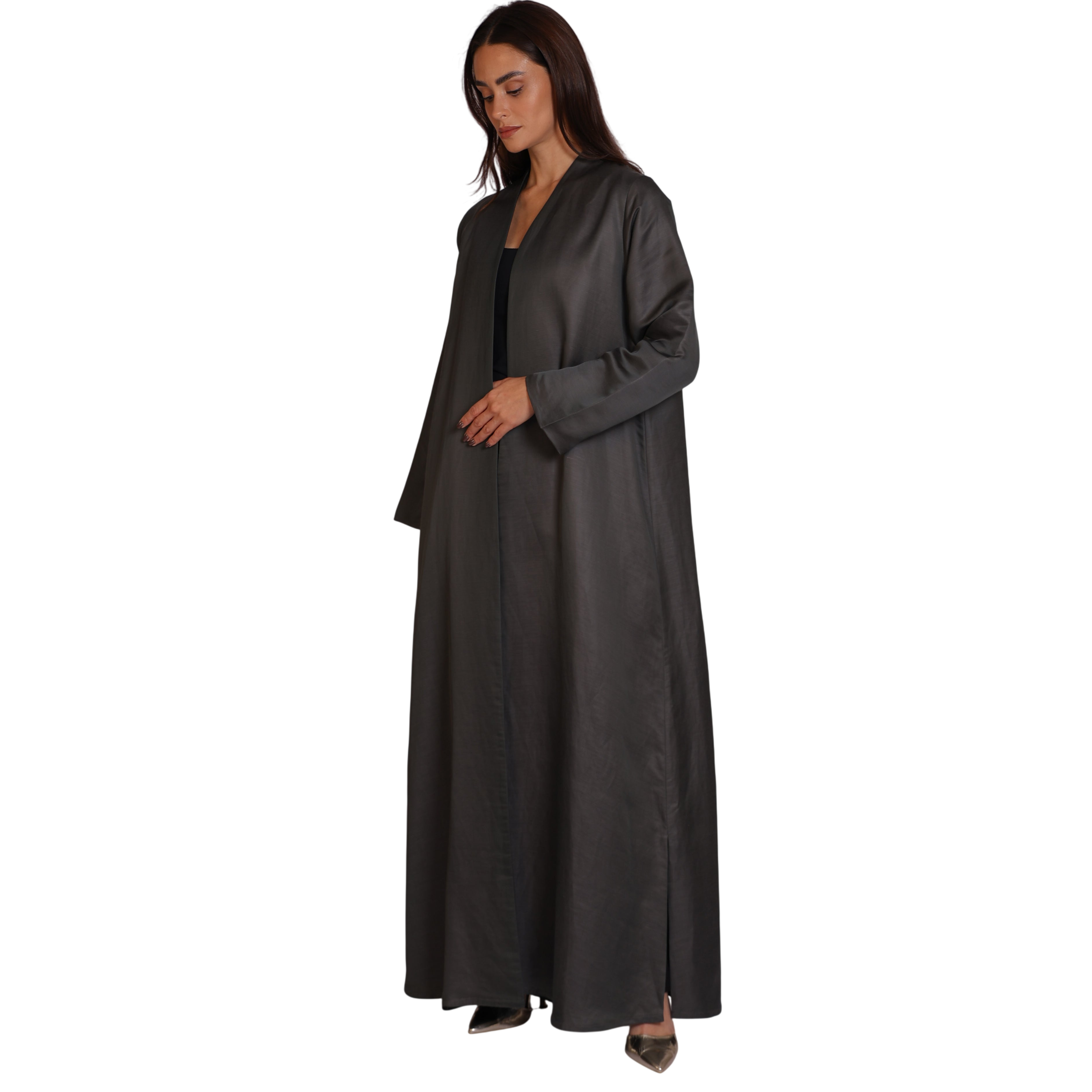 Double-Face SILK - GRAY/BLACK