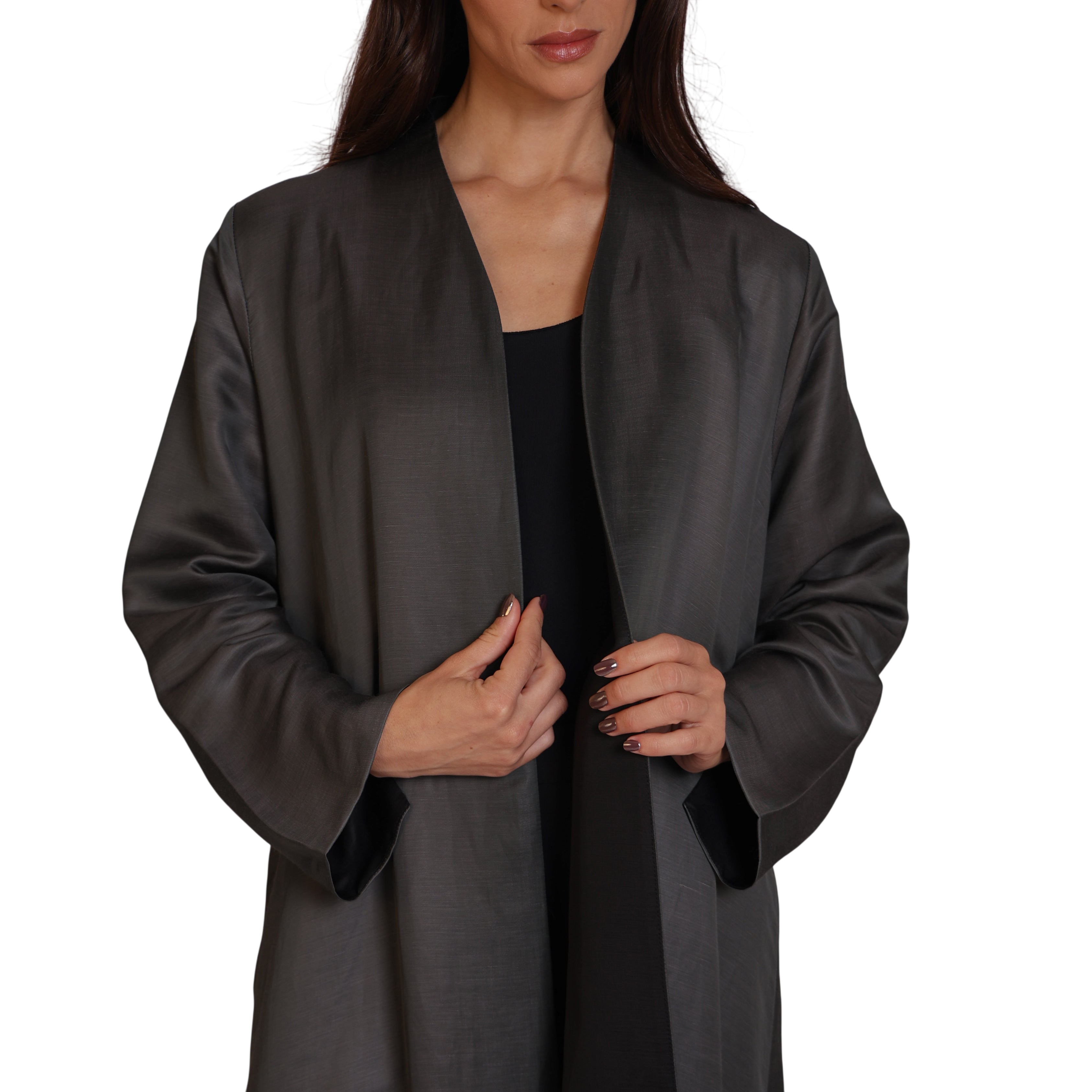 Double-Face SILK - GRAY/BLACK