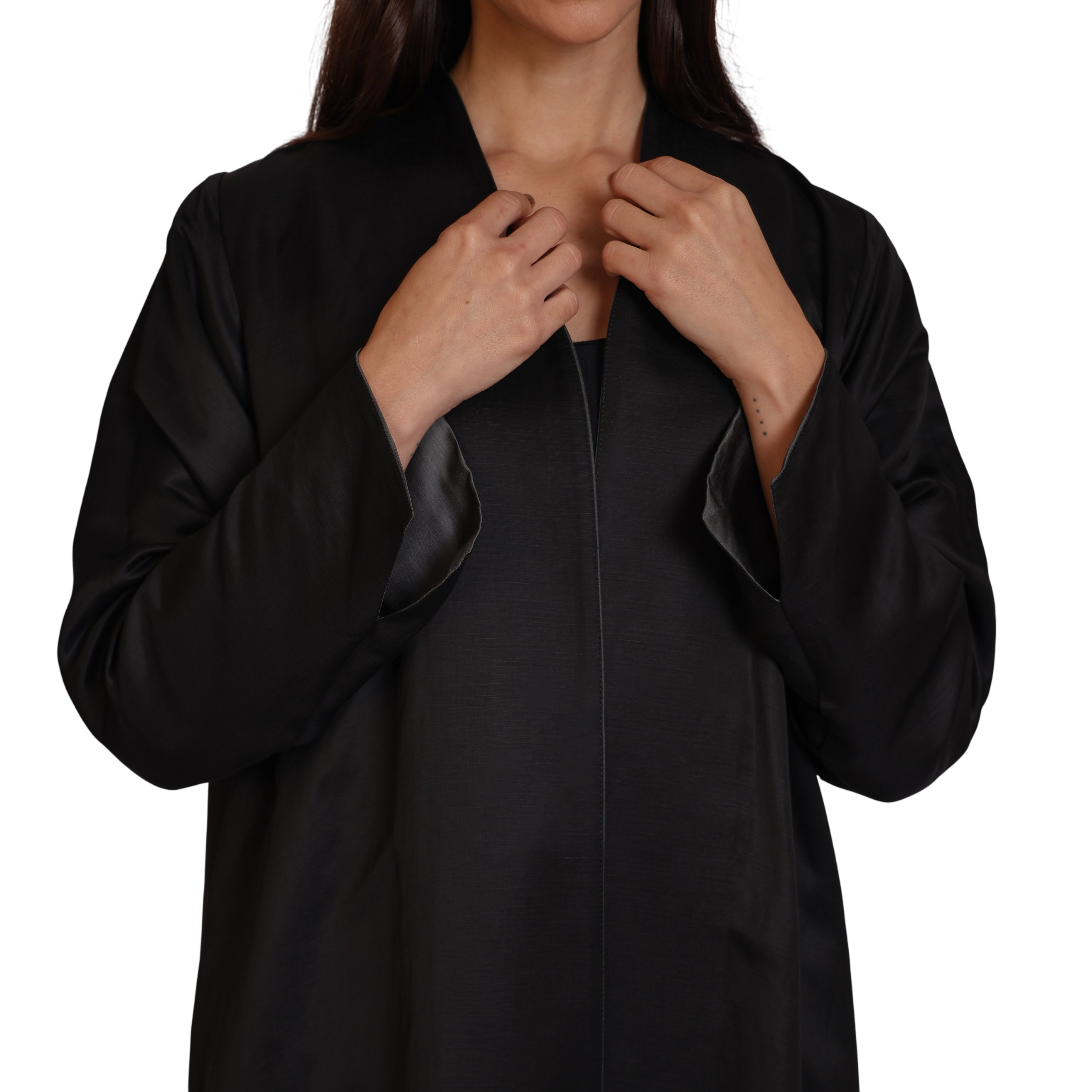 Double-Face SILK - GRAY/BLACK