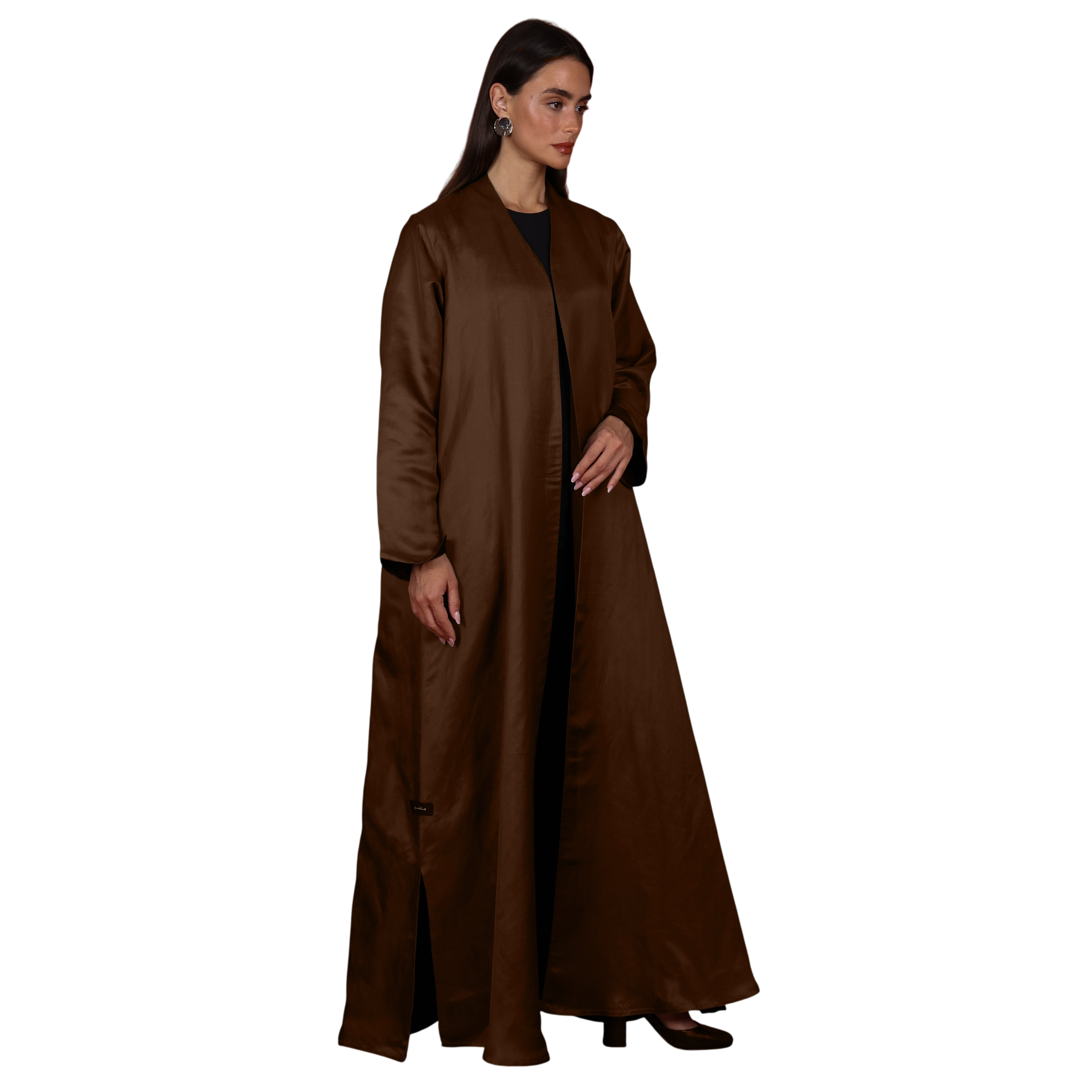Double-Face SILK - BROWN/BLACK