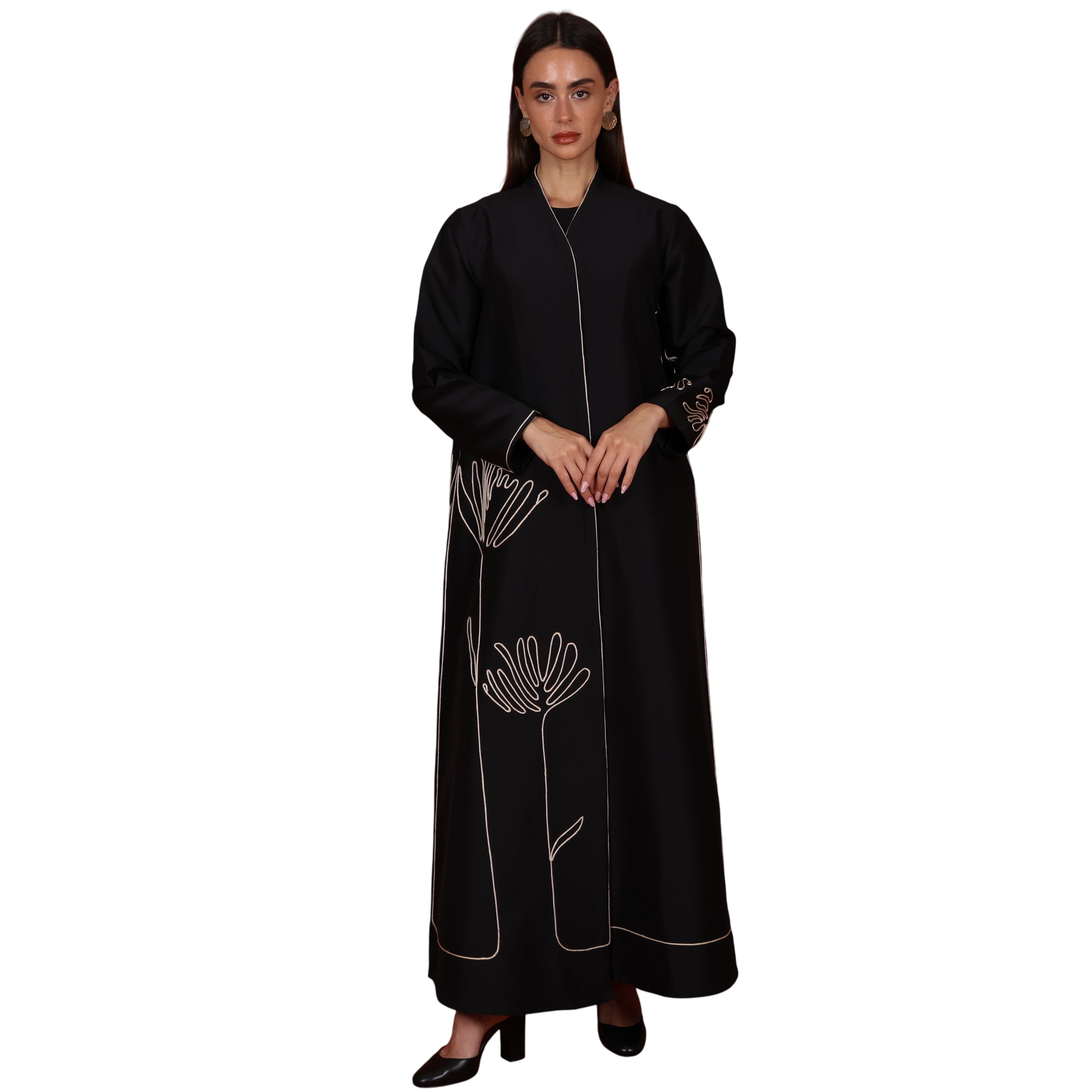 Signature Abaya- Beige