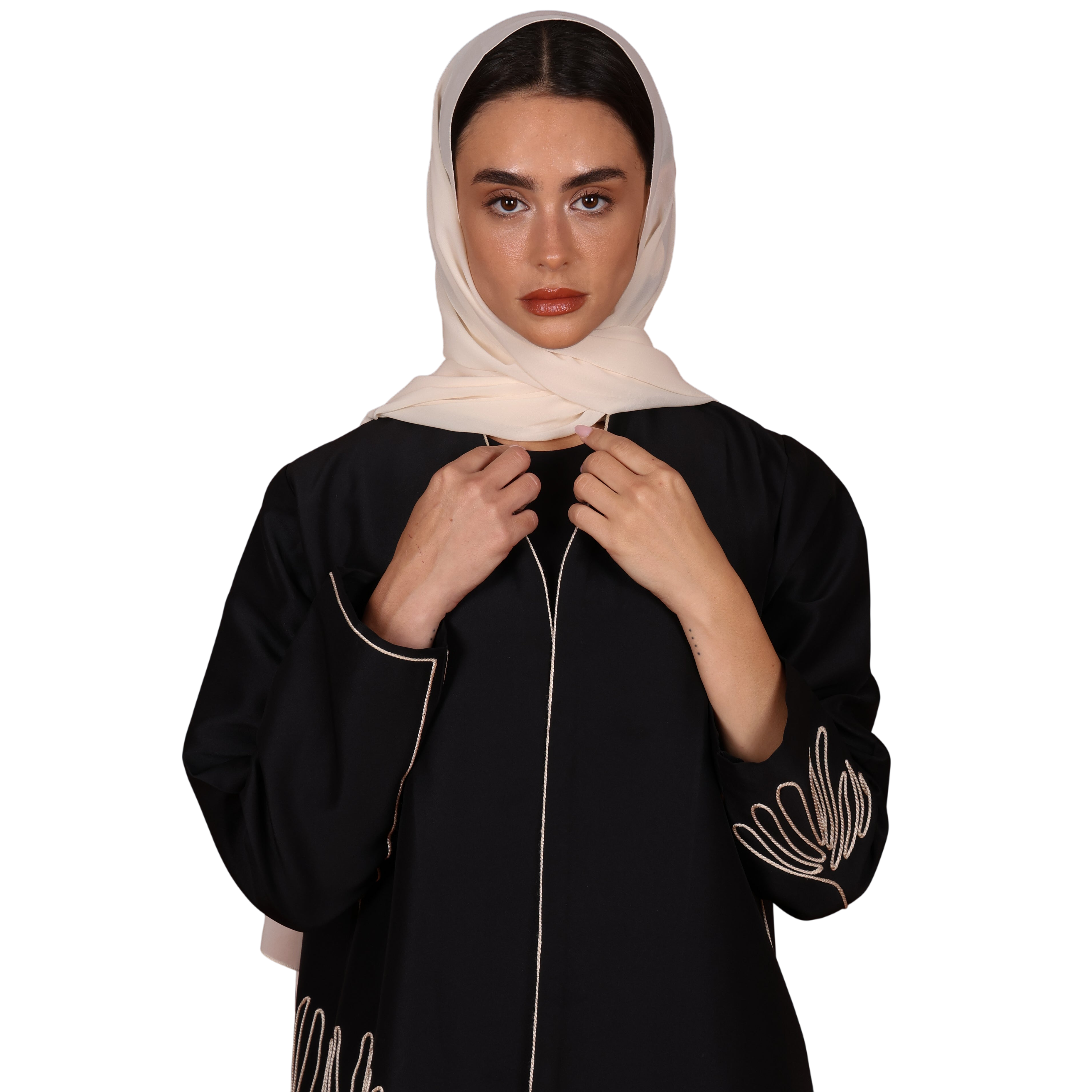 Signature Abaya- Beige