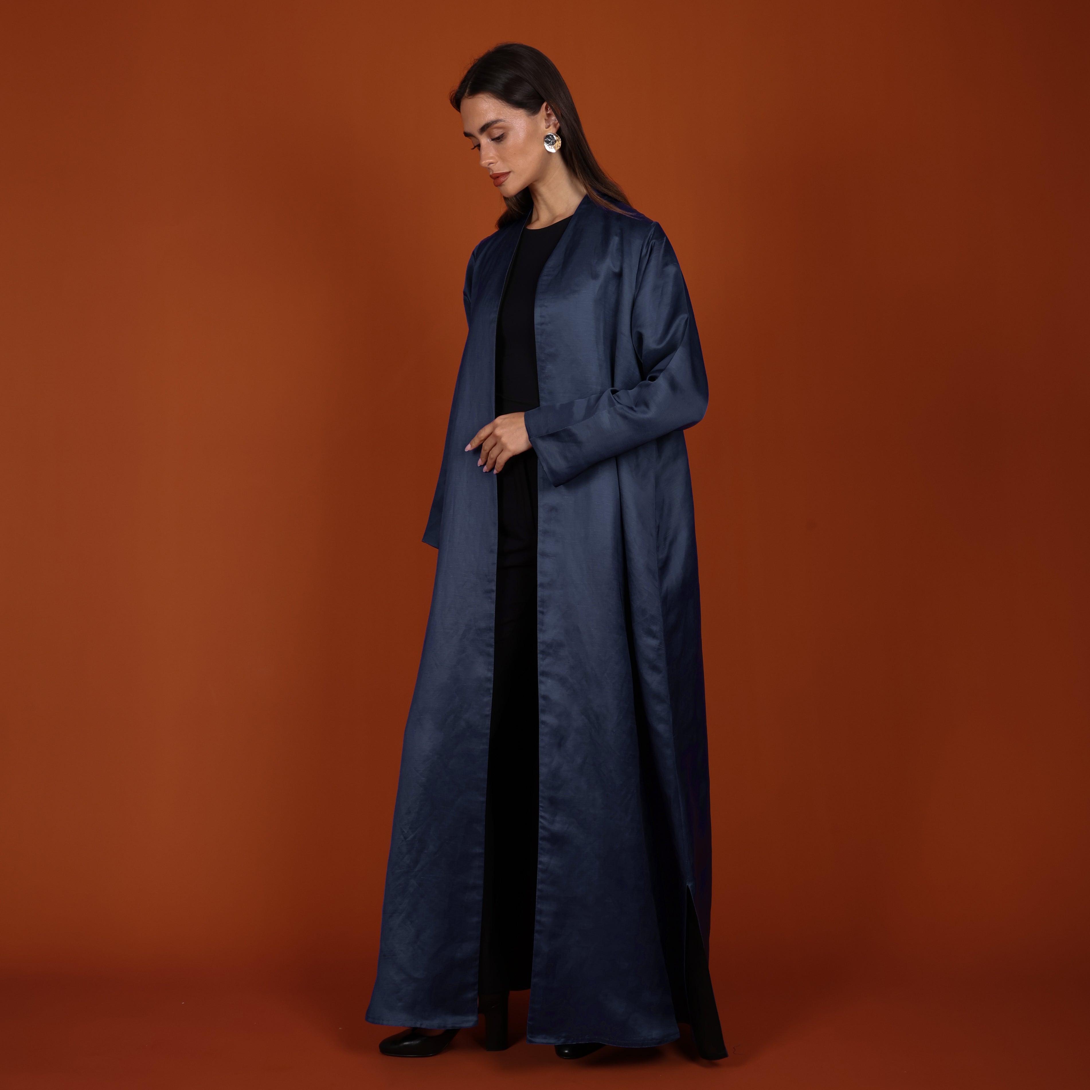 Double-Face SILK - Navy/BLACK