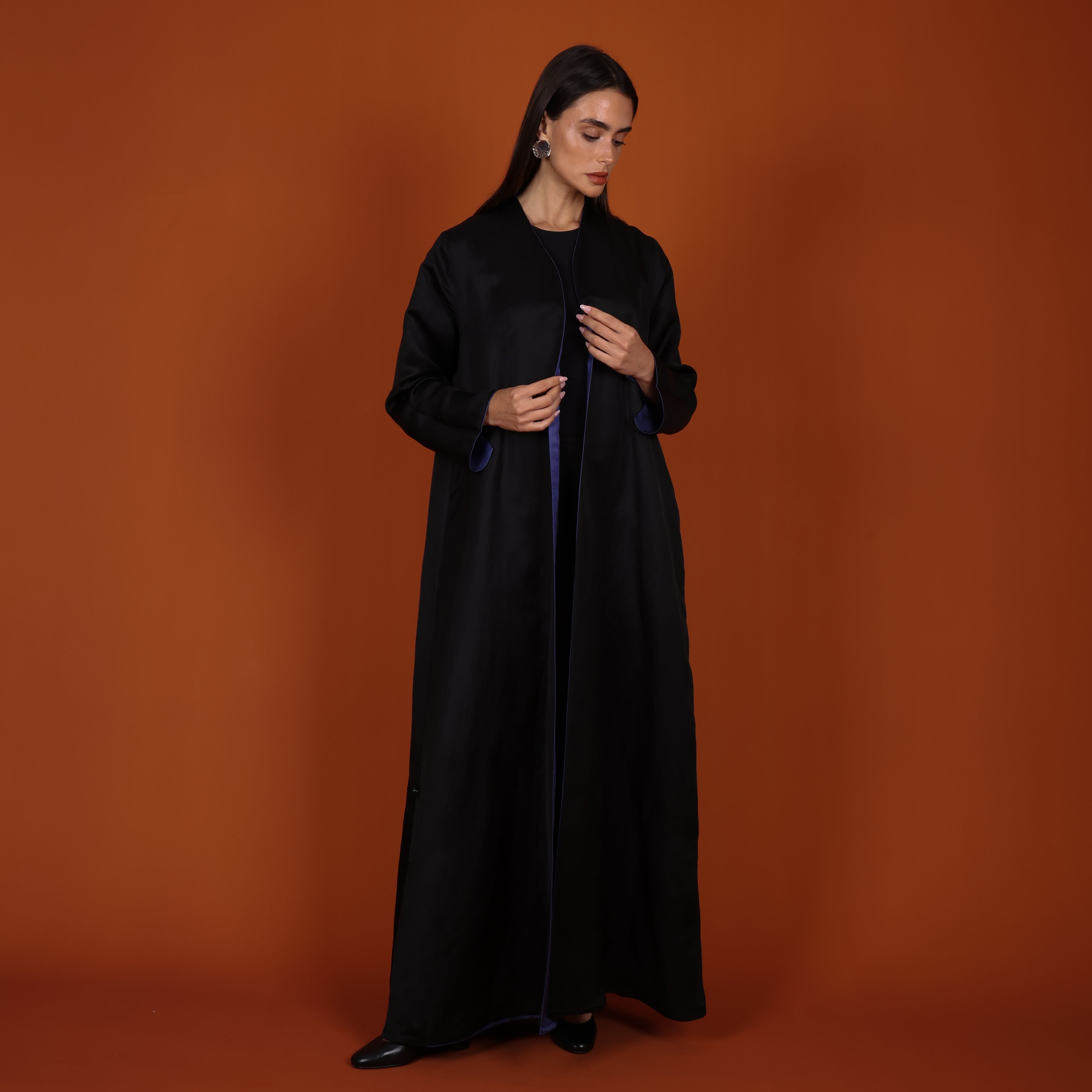 Double-Face SILK - BLUE/BLACK