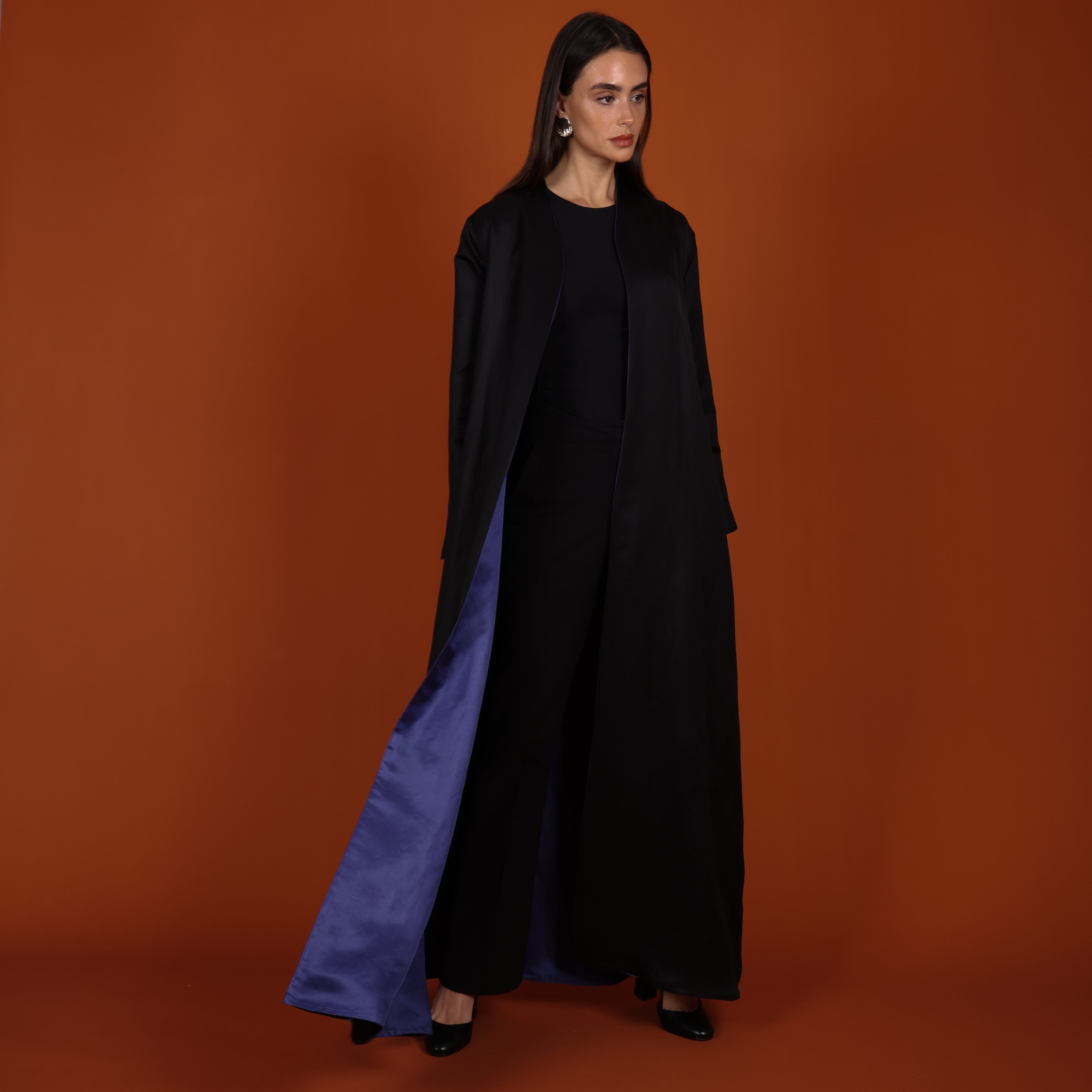 Double-Face SILK - BLUE/BLACK