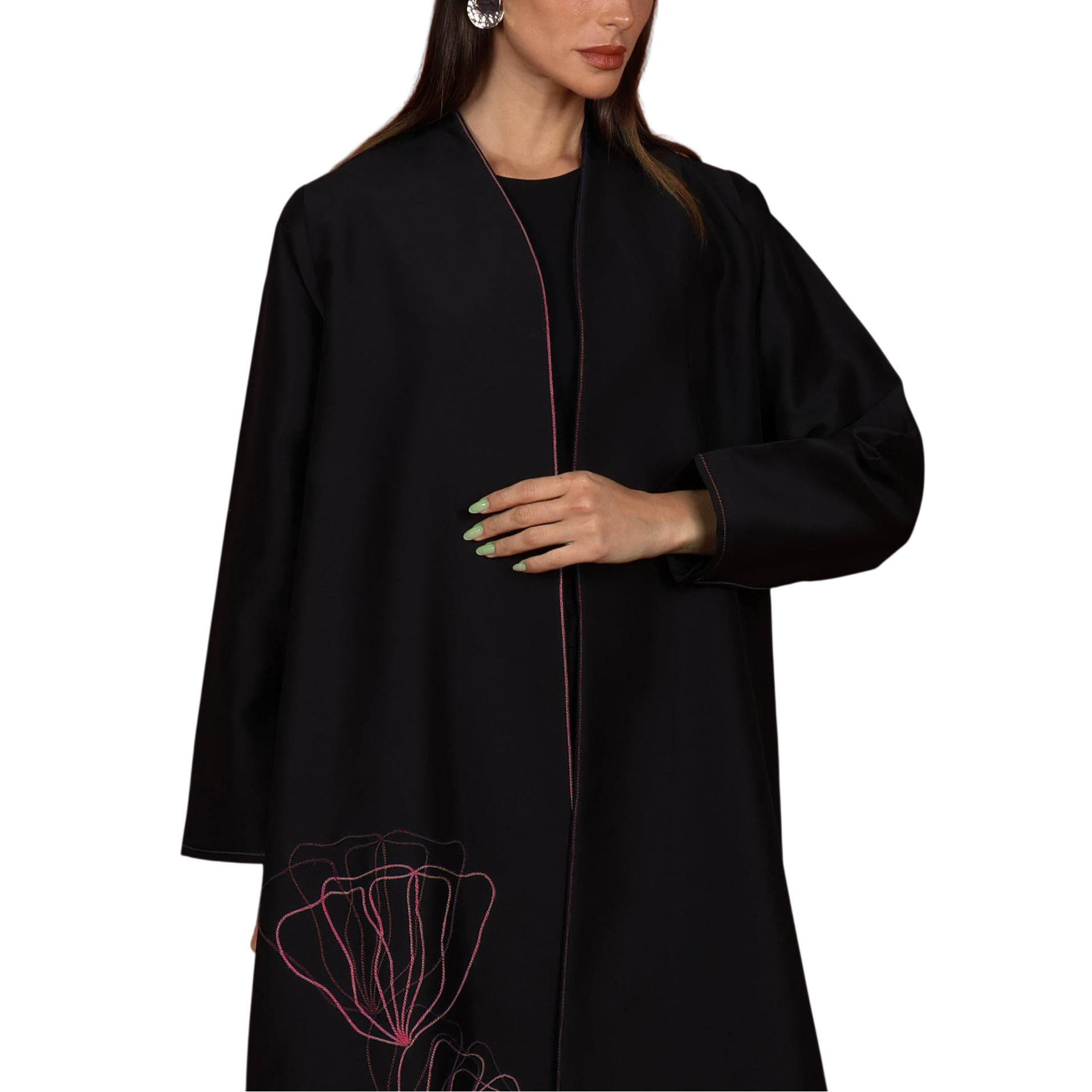 Signature Abaya- Maroon