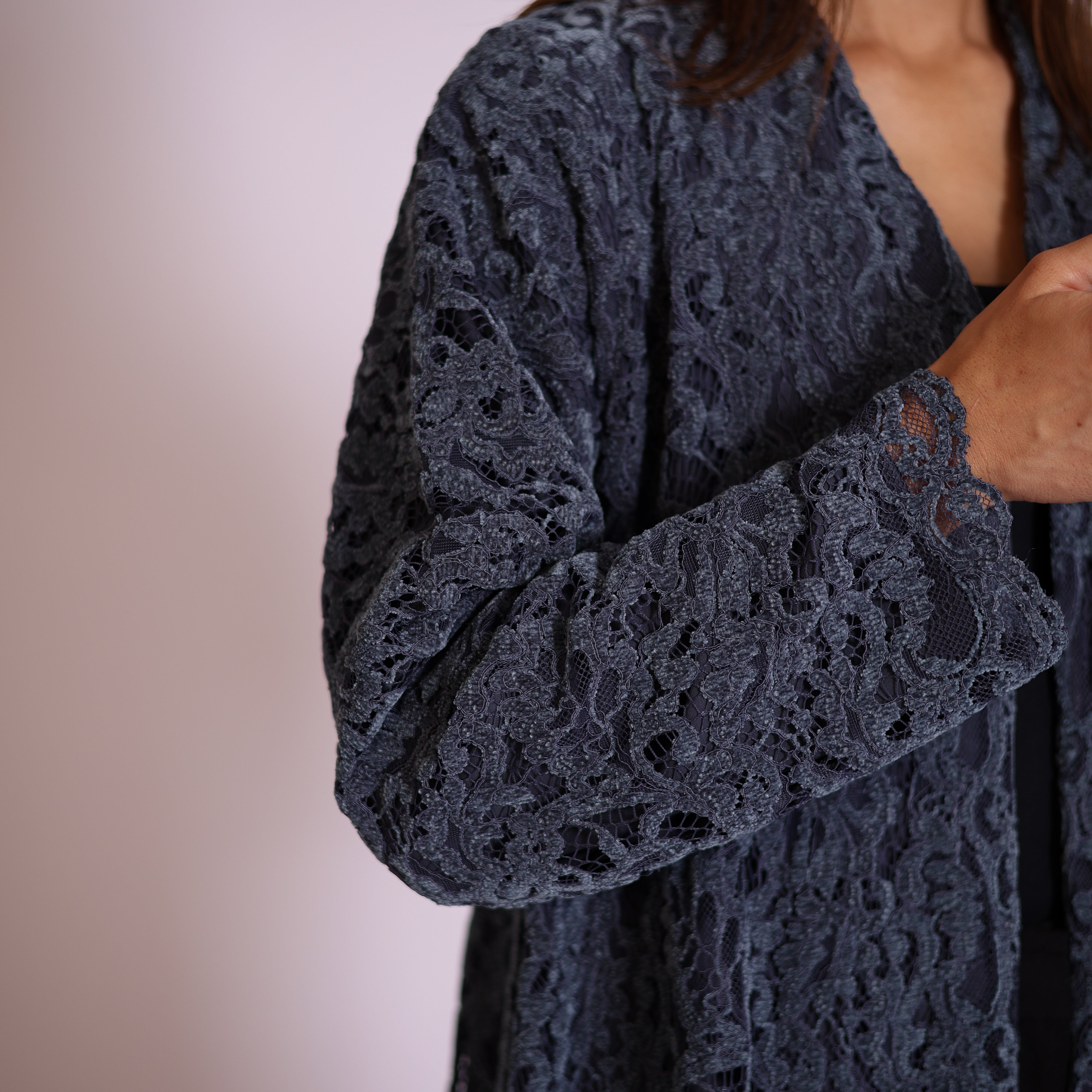 Velvet Lace - Light Blue