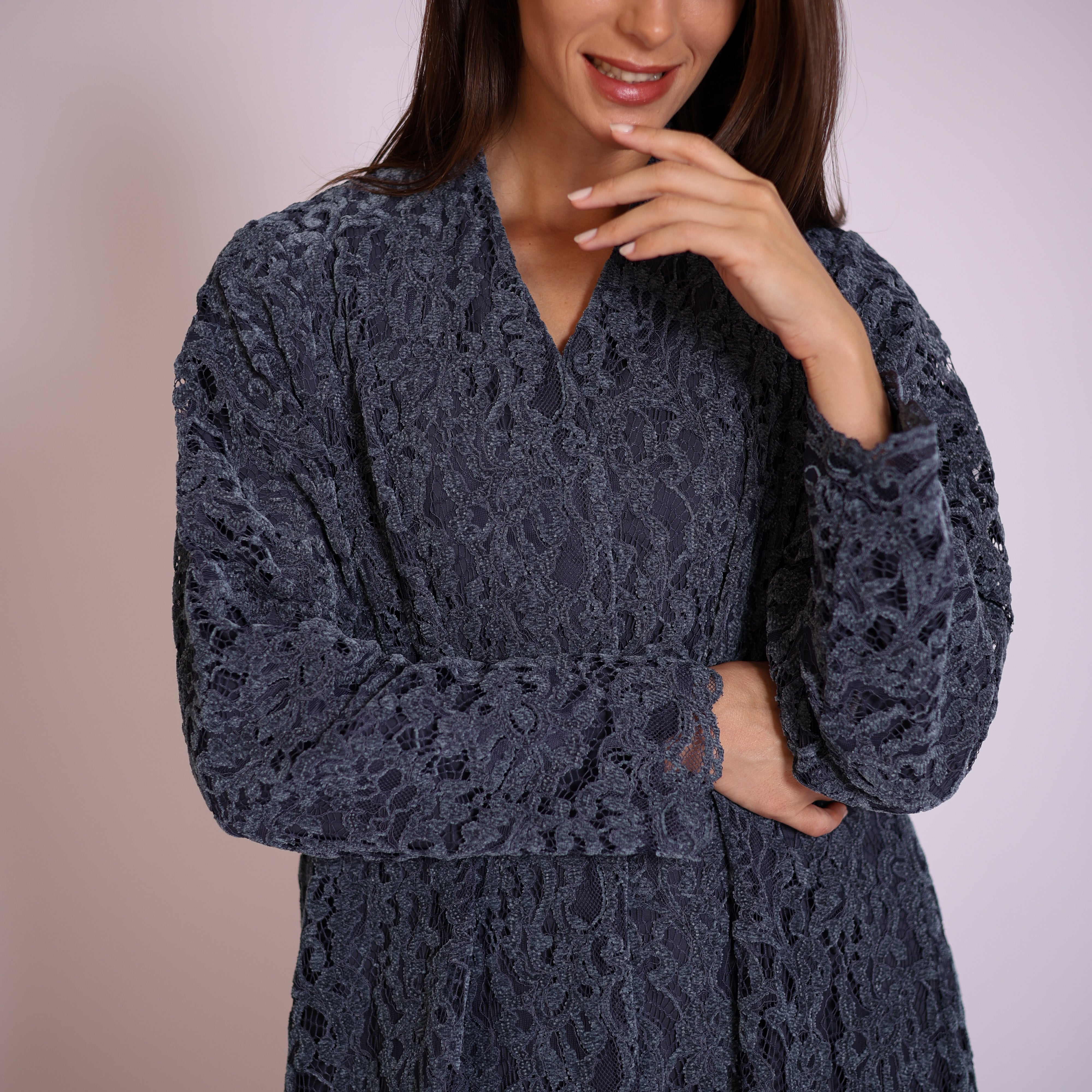 Velvet Lace - Light Blue