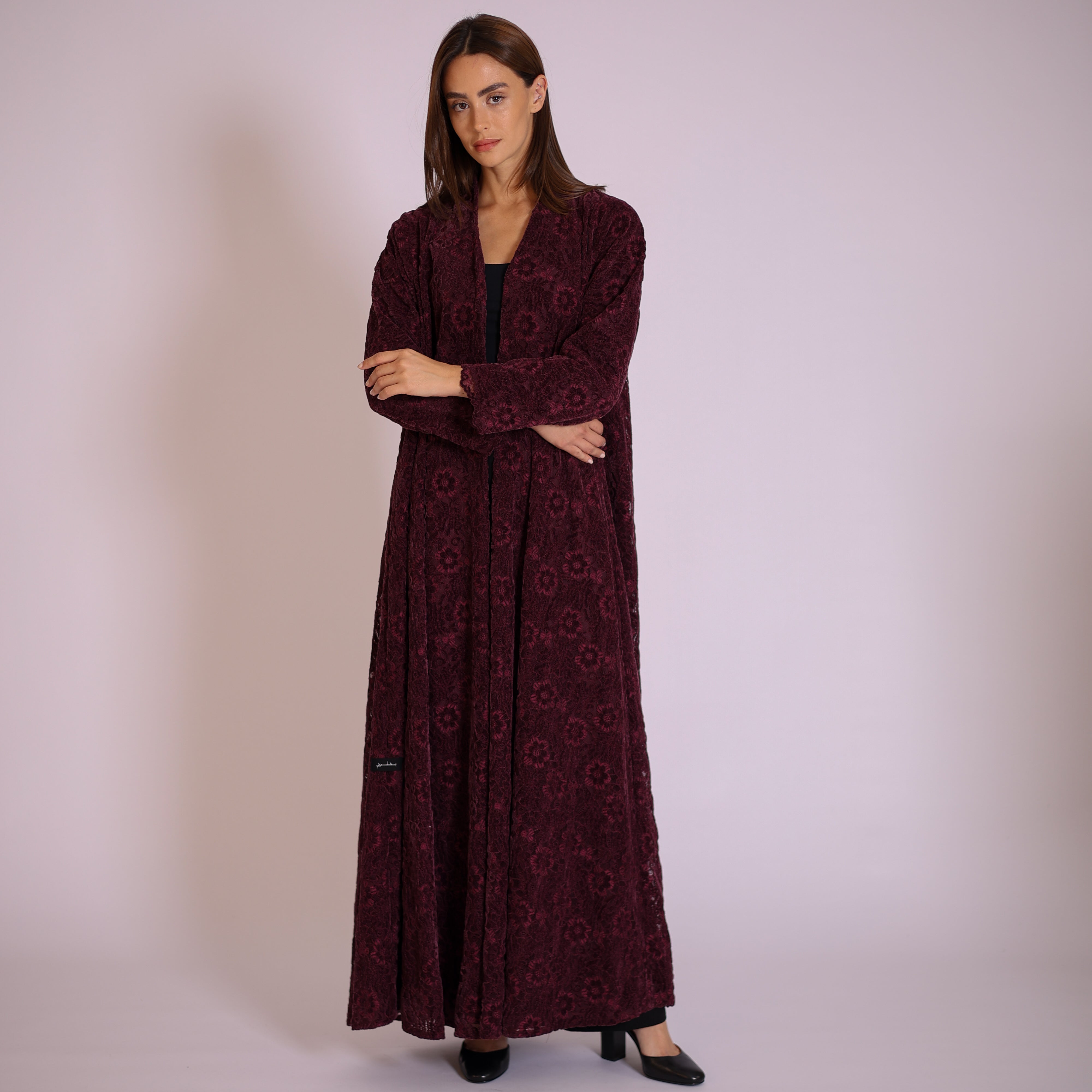 Velvet Lace - Maroon