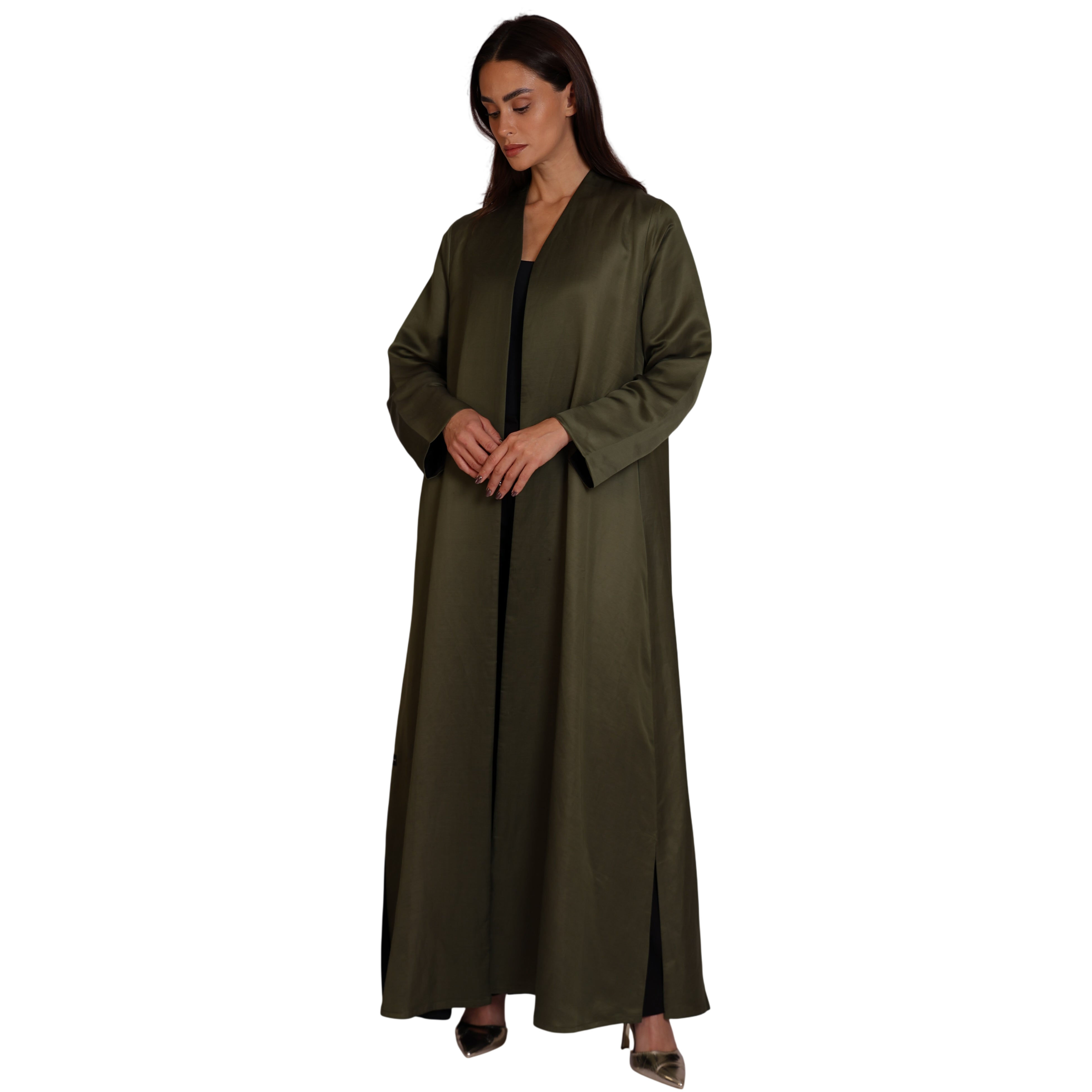 Double-Face SILK - SAGE/BLACK