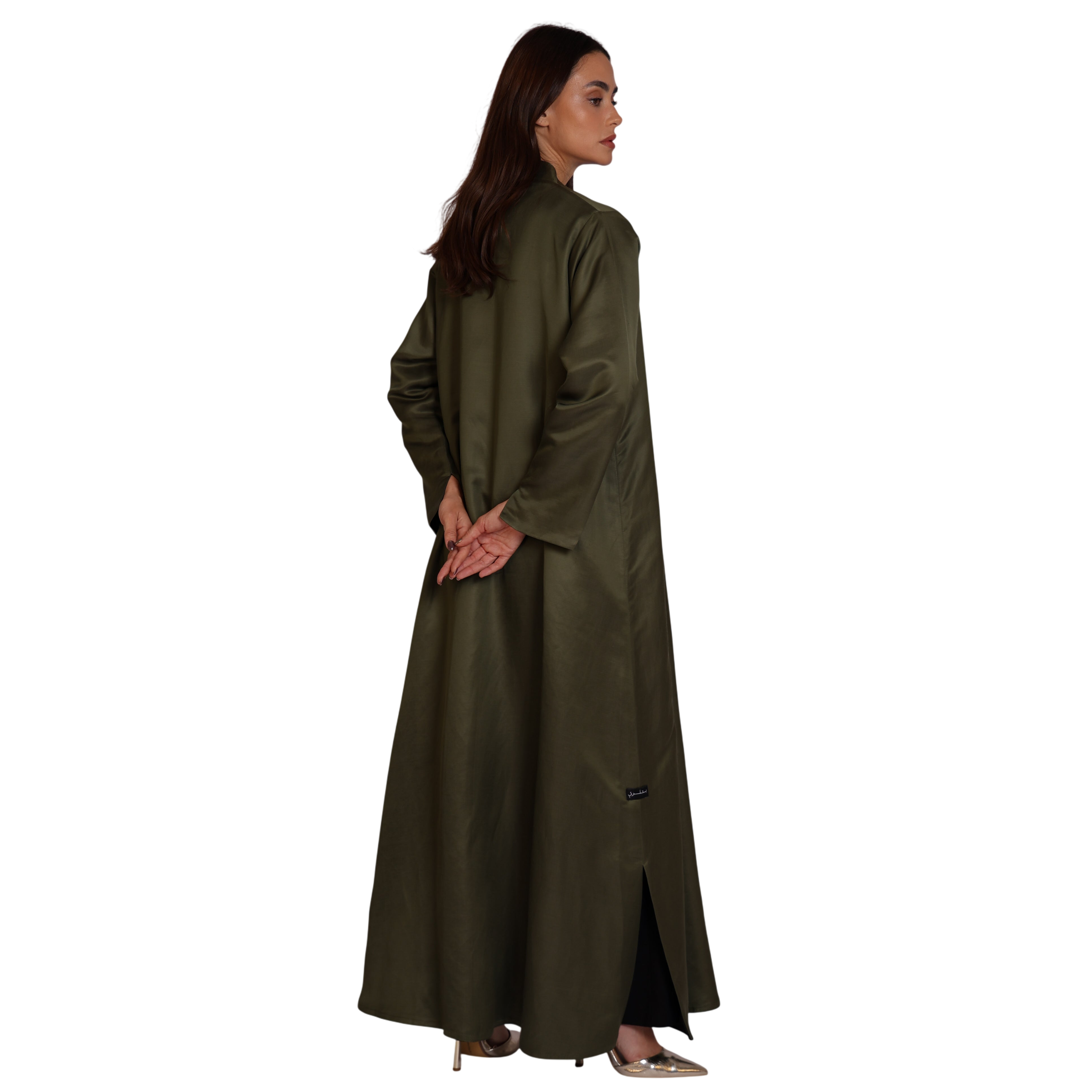 Double-Face SILK - SAGE/BLACK