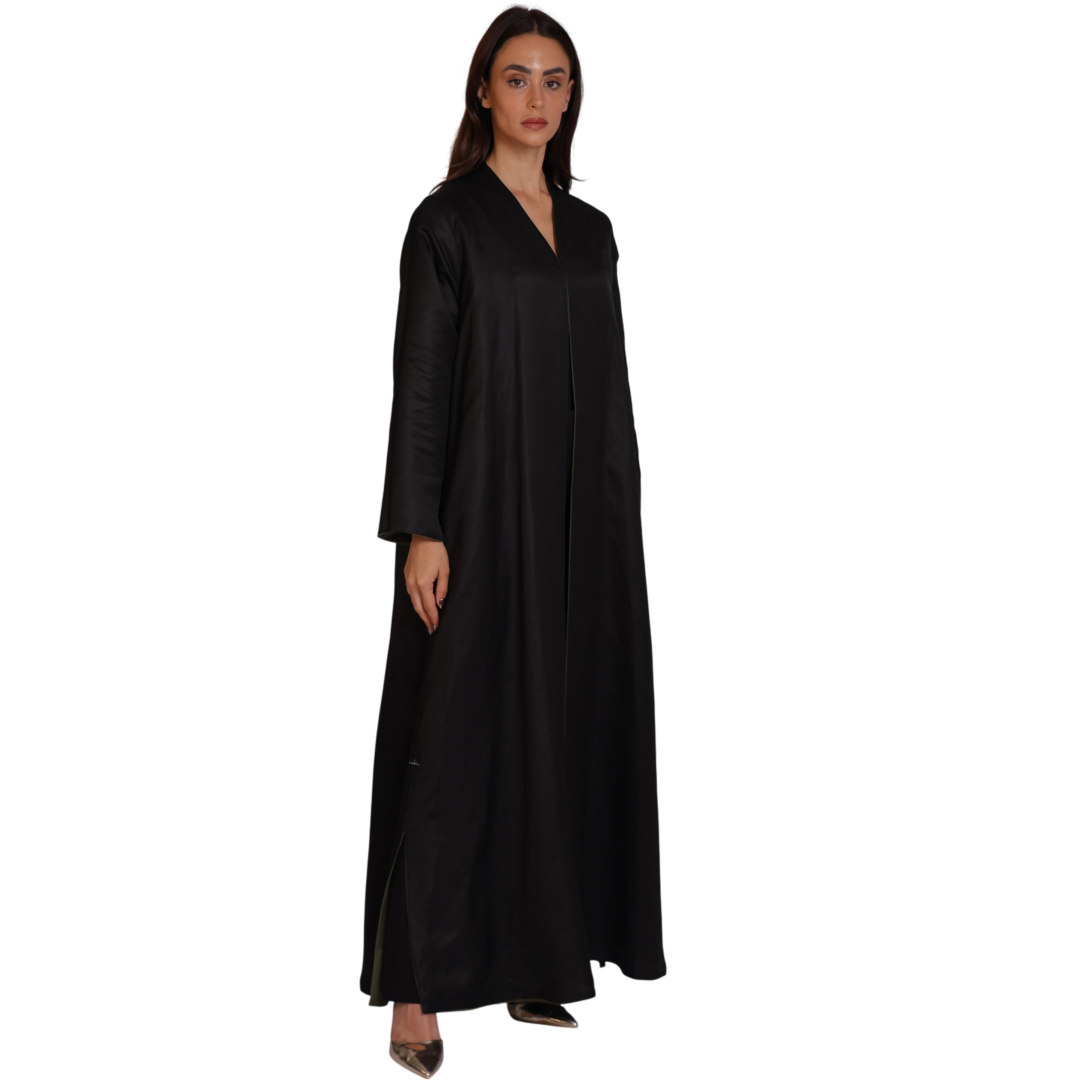 Double-Face SILK - SAGE/BLACK