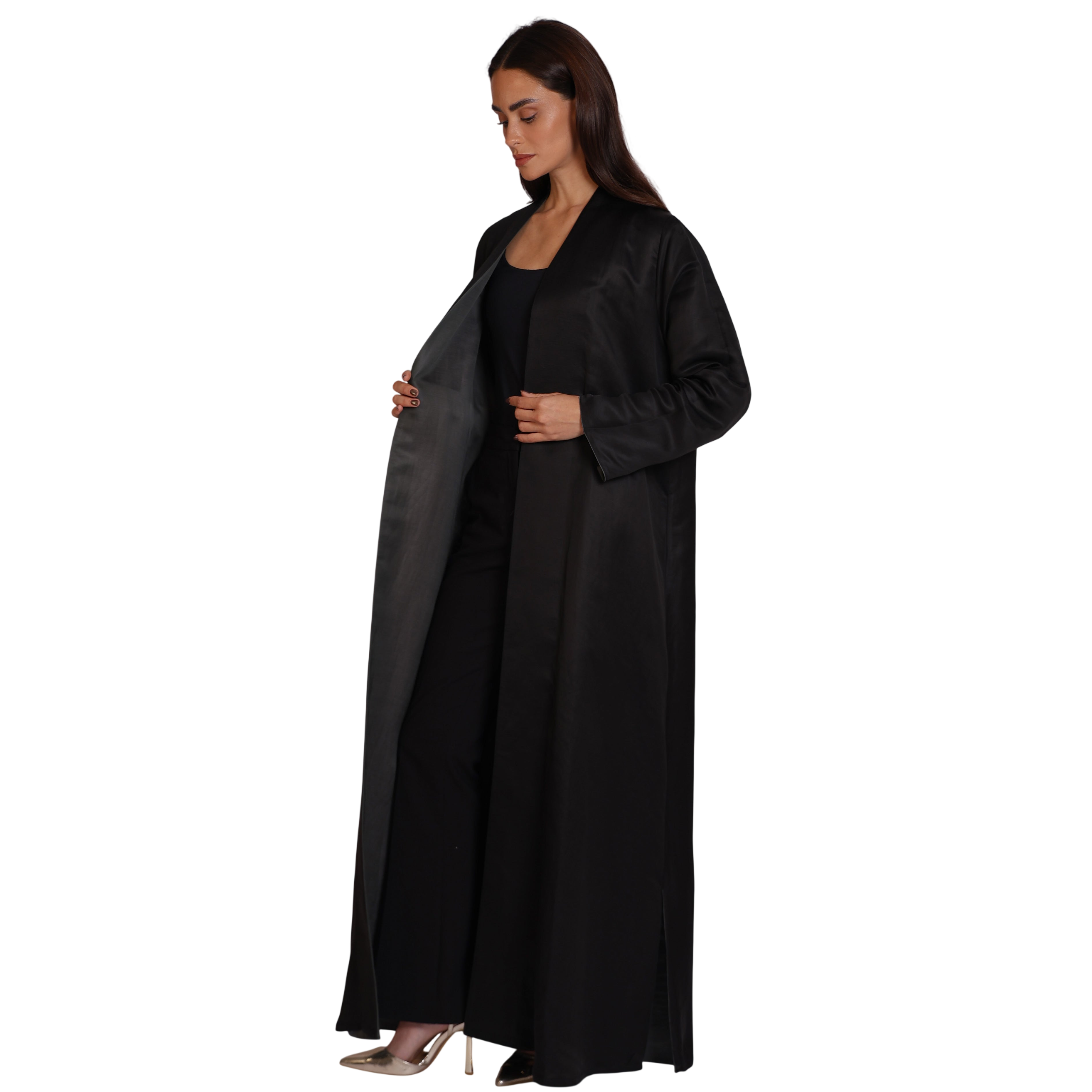 Double-Face SILK - GRAY/BLACK