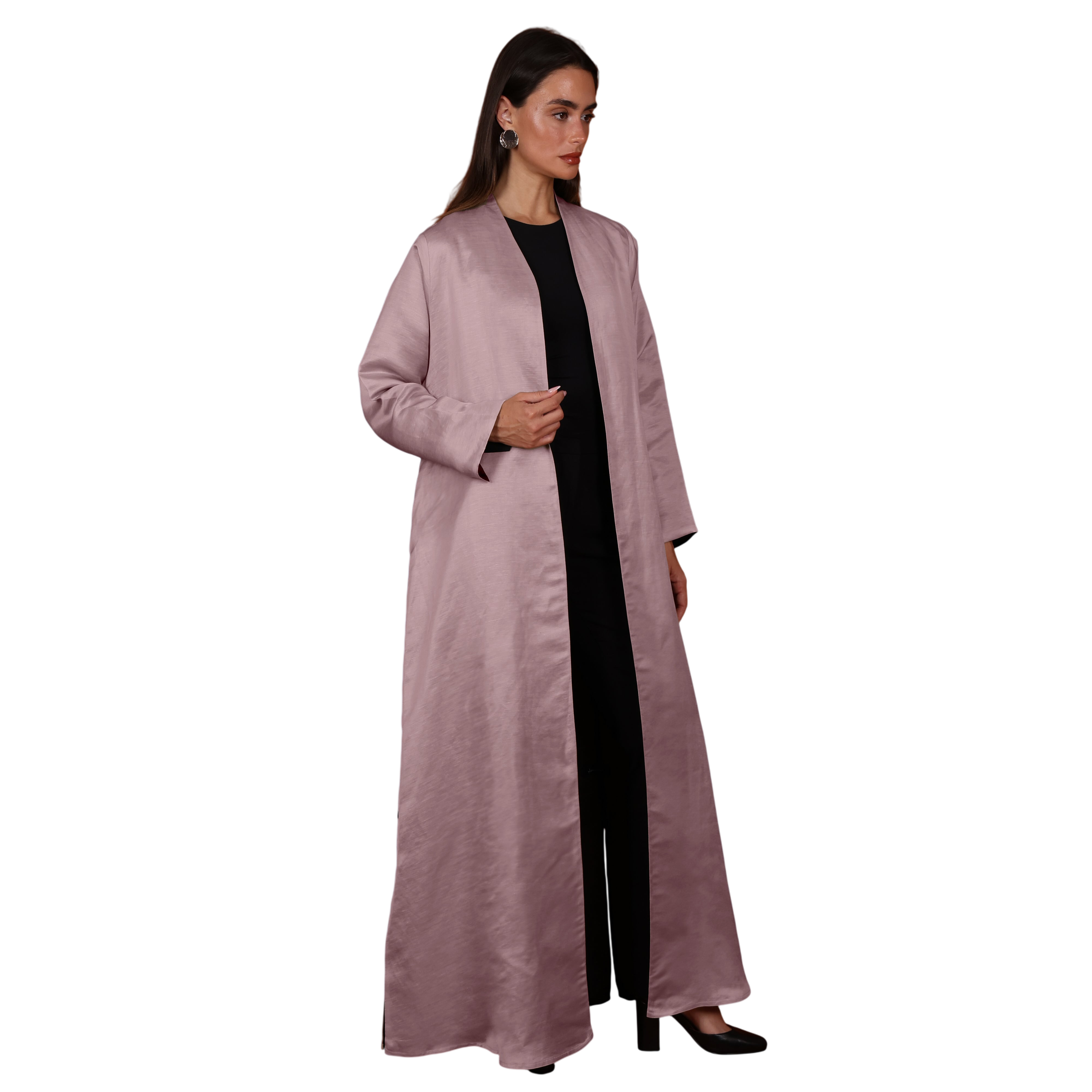 Double-Face SILK - PINK/BLACK