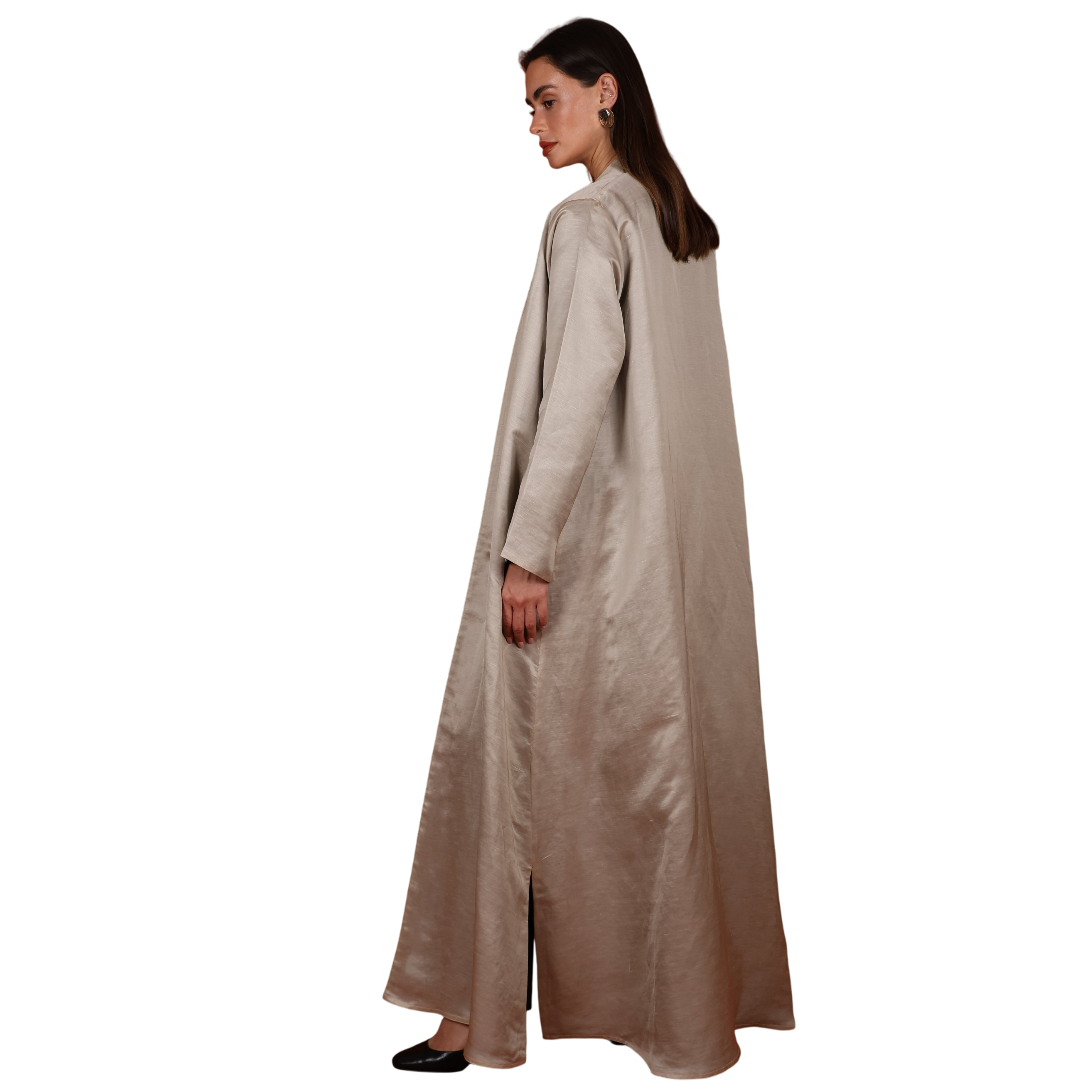 Double-Face SILK - BEIGE/BLACK