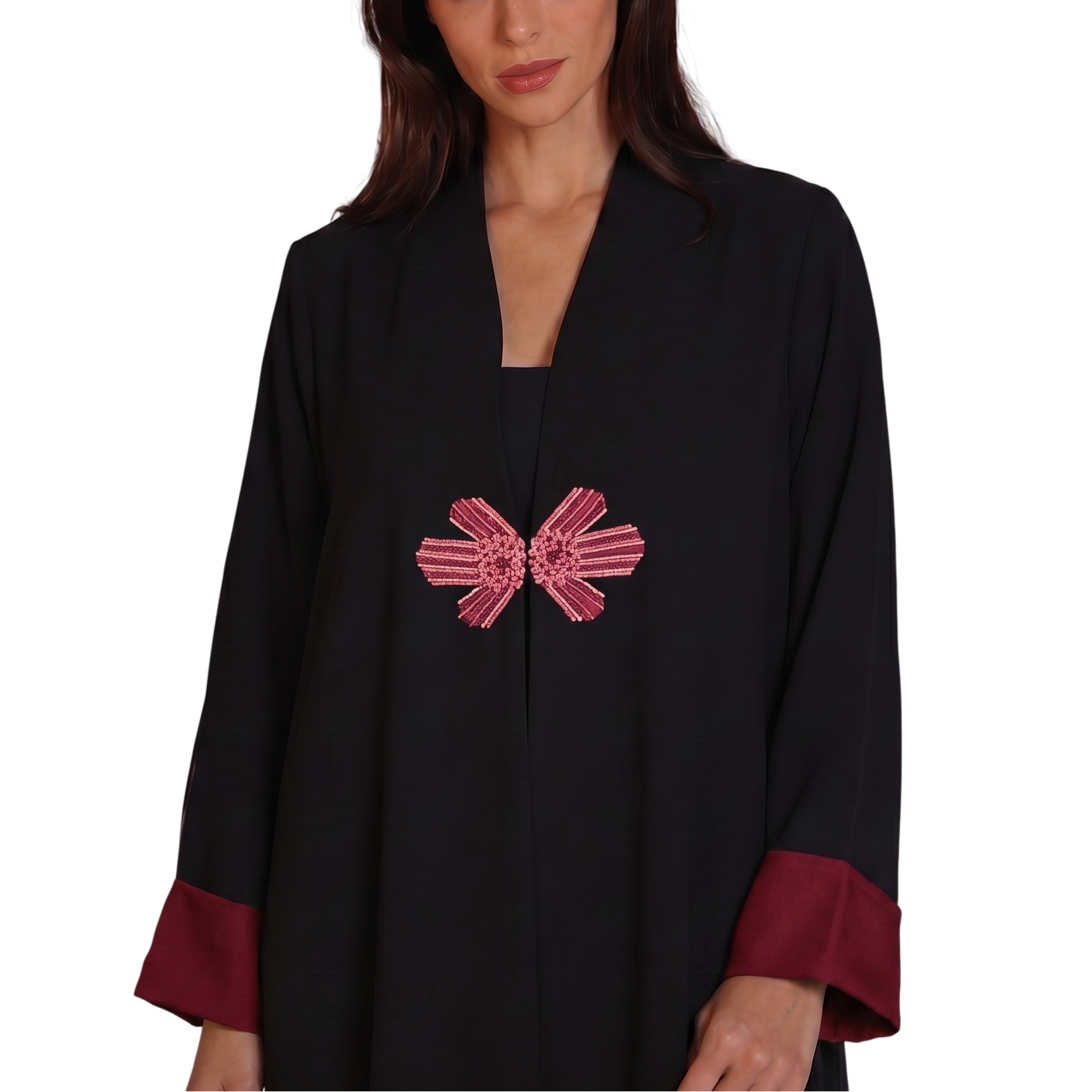 Daisy - Crepe Maroon