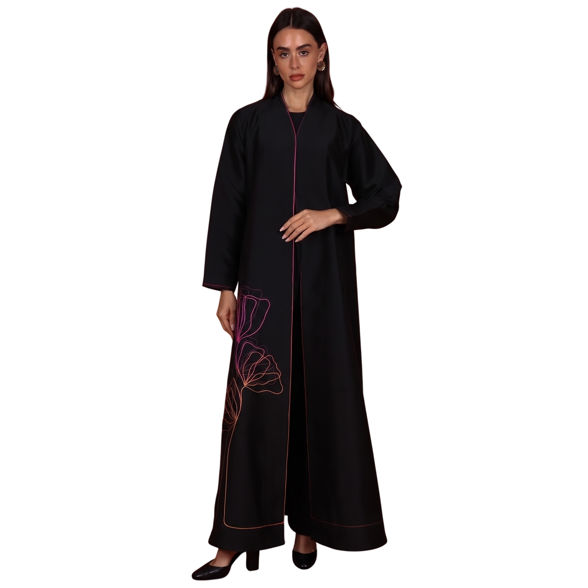 Signature Abaya- Maroon